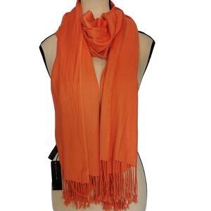 3/$20 NWT Jones NY Coral Dream Soft Viscose Fringe Wrap Scarf Open to Offers